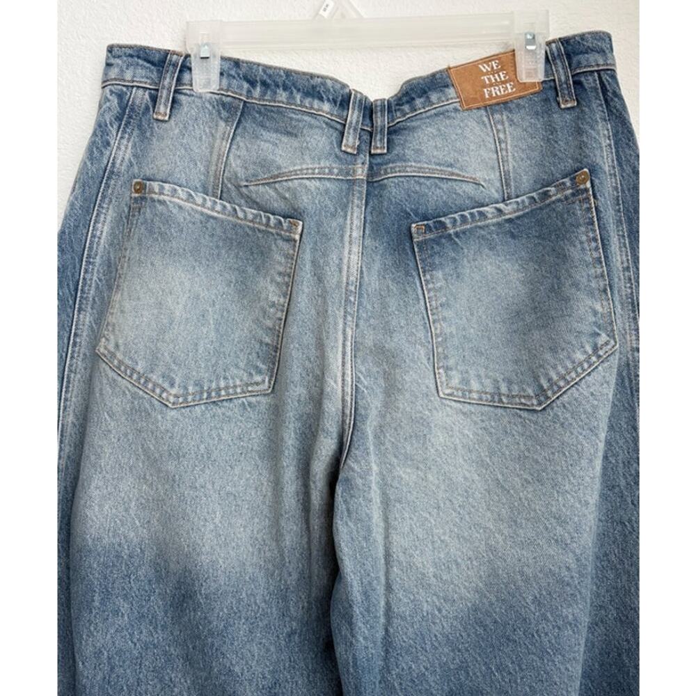 Womens NWOT We The Free Good Luck Mid Rise Barrel Jeans Size 30 - Picture 6 of 9